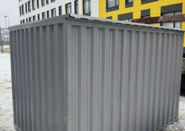 Хозблок с плоской крышей в пос. Вешки, г.о. Мытищи, МО Хозблок с плоской крышей в пос. Вешки, г.о. Мытищи, МО