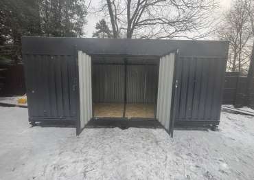 Хозблок с односкатной крышей в дер. Таболово, Ленинский г.о., МО Хозблок с односкатной крышей в дер. Таболово, Ленинский г.о., МО