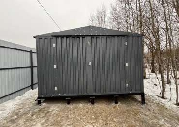 Хозблок с увеличенной шириной в дер. Соснино, Сергиево-Посадский р-н, МО Хозблок с увеличенной шириной в дер. Соснино, Сергиево-Посадский р-н, МО