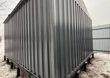 Хозблок в графитовом цвете в дер. Соснино, Сергиево-Посадский р-н, МО Хозблок в графитовом цвете в дер. Соснино, Сергиево-Посадский р-н, МО