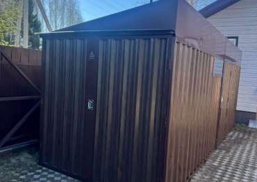 Хозблок с односкатной крышей в дер. Маклаково, Талдомский г.о, МО