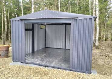 Эргономичный гараж в дер. Сапегино, Волоколамский р-н, МО Эргономичный гараж в дер. Сапегино, Волоколамский р-н, МО