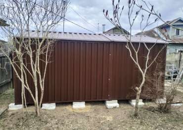 Яркий хозблок в дер. Талицы, г.о. Истра, МО