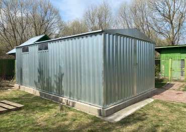 Гараж в цинковом цвете в дер. Марушкино, р-н Внуково, МО