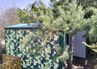 Яркий хозблок в СТ Первомайское, Павлово-Посадский р-н, МО Яркий хозблок в СТ Первомайское, Павлово-Посадский р-н, МО