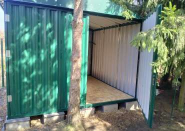 Хозблок для снегоуборочной техники в СТ Первомайское, Павлово-Посадский р-н, МО Хозблок для снегоуборочной техники в СТ Первомайское, Павлово-Посадский р-н, МО