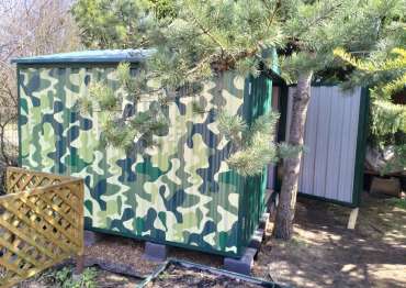 Хозблок для велосипедов в СТ Первомайское, Павлово-Посадский р-н, МО Хозблок для велосипедов в СТ Первомайское, Павлово-Посадский р-н, МО