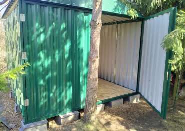 Хозблок в двойной расцветке в СТ Первомайское, Павлово-Посадский р-н, МО