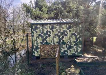 Хозблок с принтом в СТ Первомайское, Павлово-Посадский р-н, МО Хозблок с принтом в СТ Первомайское, Павлово-Посадский р-н, МО