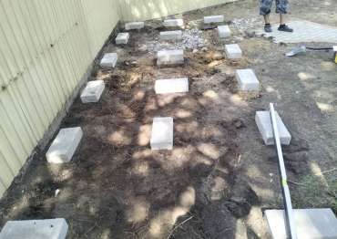 Основание для хозблока в пос. Горки-2, Одинцовский г.о, МО