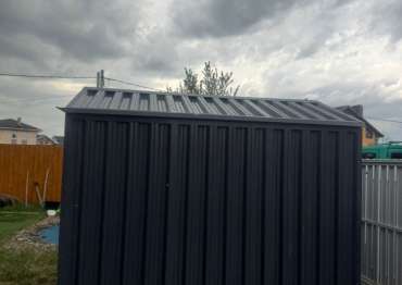 Хозблок в графитовом цвете в дер. Серково, г.о. Щелково, МО