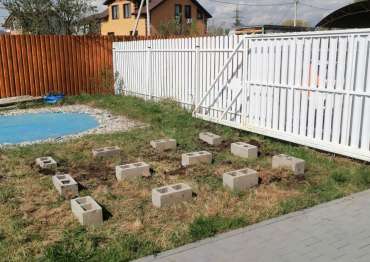 Основание для хозблока в дер. Серково, г.о. Щелково, МО