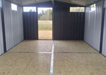 Хозблок в двойной расцветке в дер. Грешнево, г.о. Клин, МО