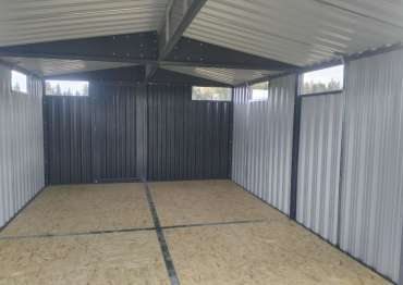 Хозблок для хранения техники и инвентаря в дер. Грешнево, г.о. Клин, МО Хозблок для хранения техники и инвентаря в дер. Грешнево, г.о. Клин, МО