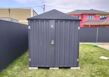 Хозблок в графитовом цвете в дер. Ульянково, г.о. Мытищи, МО