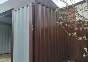 Хозблок с односкатной крышей в пос. Первомайский, г.о. Истра, МО Хозблок с односкатной крышей в пос. Первомайский, г.о. Истра, МО