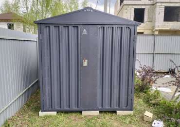 Стильный секционный хозблок в пос. Пестово, г.о. Мытищи, МО Стильный секционный хозблок в пос. Пестово, г.о. Мытищи, МО