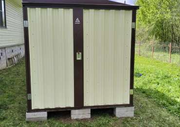 Хозблок в двойной расцветке в дер. Пупцево, г.о. Клин, МО