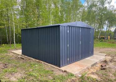 Хозблок в графитовом цвете в дер. Григорьевское, Ясногорский р-н, Тульская обл.