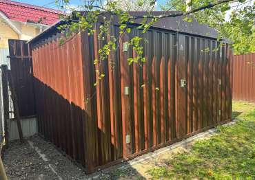 Хозблок для садовой техники и инвентаря в дер. Борзые, г.о. Истра, МО Хозблок для садовой техники и инвентаря в дер. Борзые, г.о. Истра, МО