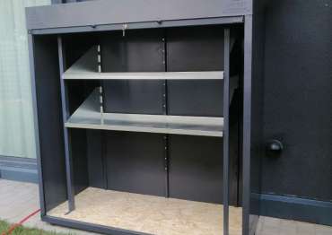 Шкаф в графитовом цвете в дер. Славково, Истринский г.о., МО Шкаф в графитовом цвете в дер. Славково, Истринский г.о., МО