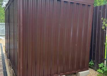 Хозблок в шоколадном цвете в дер. Раково, г.о. Истра, МО Хозблок в шоколадном цвете в дер. Раково, г.о. Истра, МО