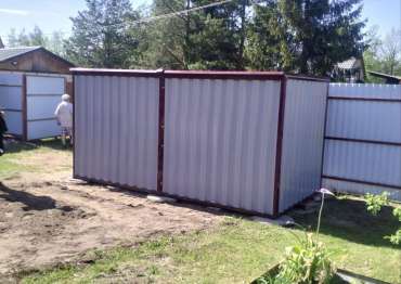 Хозблок для велосипедов и садового инвентаря в дер. Аленино, Киржачский р-н, Владимирская обл.