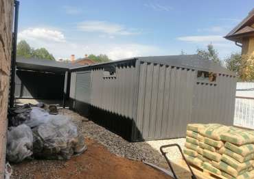 Стильный хозблок в дер. Михайловка, г.о. Истра, МО Стильный хозблок в дер. Михайловка, г.о. Истра, МО