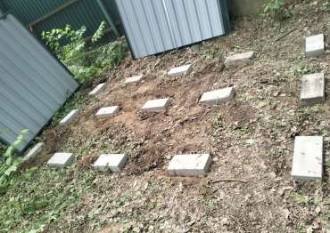 Основание для хозблока в с. Иславское, Одинцовский р-н, МО Основание для хозблока в с. Иславское, Одинцовский р-н, МО