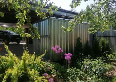 Хозблок с плоской крышей в дер. Ермолино, г.о. Истра, МО Хозблок с плоской крышей в дер. Ермолино, г.о. Истра, МО