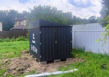 Хозблок в графитовом цвете в дер. Глазово, Волоколамский г.о, МО Хозблок в графитовом цвете в дер. Глазово, Волоколамский г.о, МО