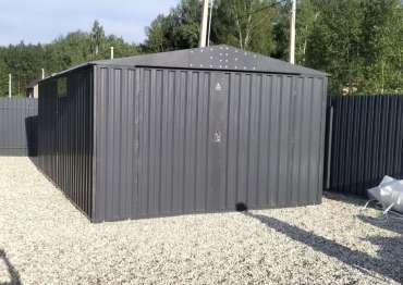 Хозблок в графитовом цвете в дер. Чирково, г.о. Ступино, МО Хозблок в графитовом цвете в дер. Чирково, г.о. Ступино, МО