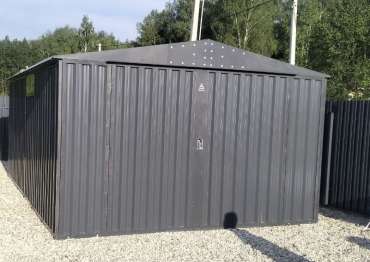 Хозблок с двускатной крышей в дер. Чирково, г.о. Ступино, МО Хозблок с двускатной крышей в дер. Чирково, г.о. Ступино, МО