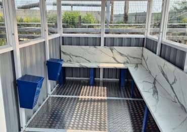 Беседка-курилка в комбинированной расцветке в г. Москва