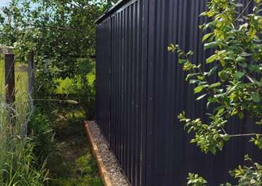 Хозблок в графитовом цвете в дер. Марьино, Солнечногорский р-н, МО