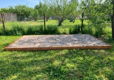 Основание для хозблока в дер. Марьино, Солнечногорский р-н, МО Основание для хозблока в дер. Марьино, Солнечногорский р-н, МО