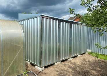 Хозблок с односкатной крышей в СНТ Кочергино, Солнечногорский г.о, МО