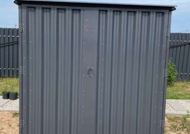 Дровница в графитовом цвете в дер. Матчино, г.о. Домодедово, МО Дровница в графитовом цвете в дер. Матчино, г.о. Домодедово, МО