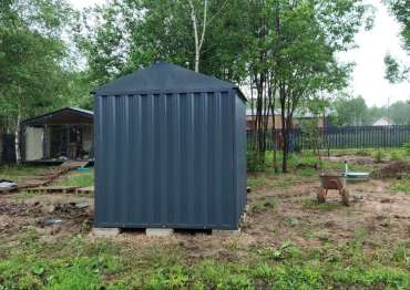 2-метровый хозблок в дер. Устиново, Истринский р-н, МО 2-метровый хозблок в дер. Устиново, Истринский р-н, МО