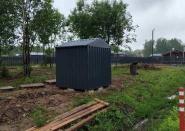 Компактный хозблок в дер. Устиново, Истринский р-н, МО Компактный хозблок в дер. Устиново, Истринский р-н, МО