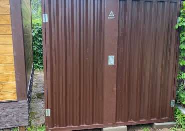 Хозблок с односкатной крышей в с. Ильинское, Раменский г.о, МО Хозблок с односкатной крышей в с. Ильинское, Раменский г.о, МО