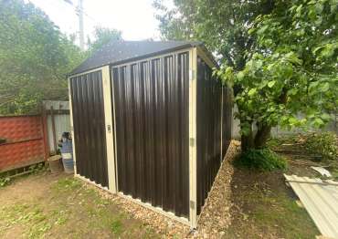 Гараж в двойной расцветке в дер. Микляево, г.о. Клин, МО