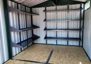 Хозблок для садовой техники, газонокосилки и снегоуборочной машины в дер. Родионцево, г.о. Истра, МО Хозблок для садовой техники, газонокосилки и снегоуборочной машины в дер. Родионцево, г.о. Истра, МО