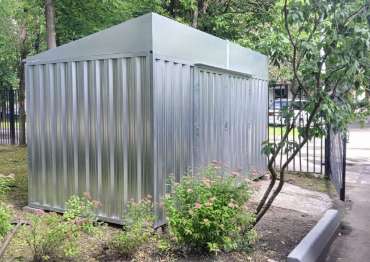 Два хозблока с односкатной крышей на территорию школы, г. Москва