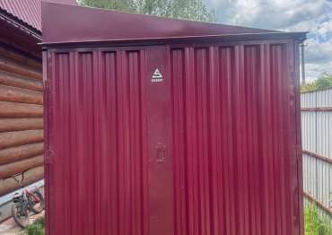 Хозблок в ярком винном цвете в дер. Амирово, Раменский р-н, МО