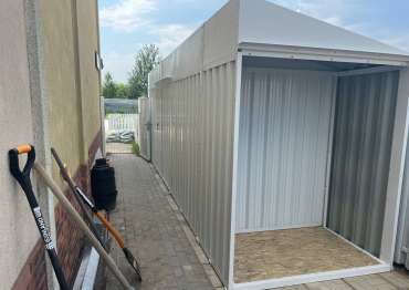 Хозблок в белоснежном цвете в дер. Настасьино, г. Москва