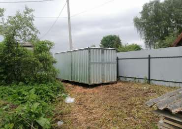 5-метровый хозблок в дер. Слобода, Конаковский м.о, Тверская обл. 5-метровый хозблок в дер. Слобода, Конаковский м.о, Тверская обл.