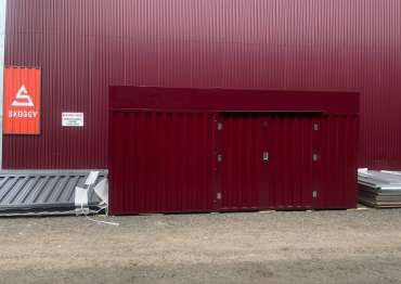 Хозблок в винно-красном цвете в дер. Григорово, Раменский р-н, МО