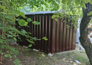 Хозблок с двускатной крышей в пос. Быково, Раменский г.о, МО