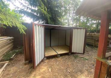 Хозблок для строительных инструментов и снегоуборочной техники в СНТ Солнечный, г. Александров, Владимирская обл.